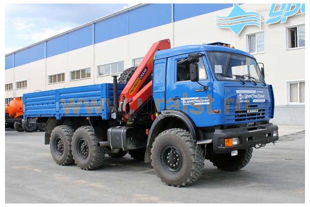 Бортовой автомобиль Камаз 5350 с КМУ Palfinger