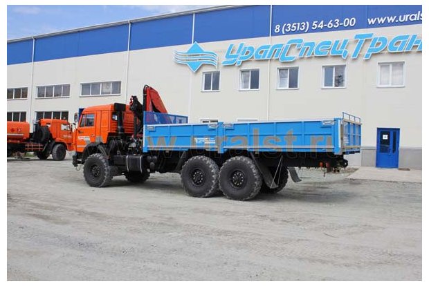 Бортовой с КМУ PK-15500А УСТ 54531 Камаз 43118-1098-10