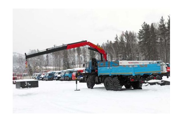 Бортовой с КМУ PK-23500А УСТ 54531 Камаз 43118-1098-10