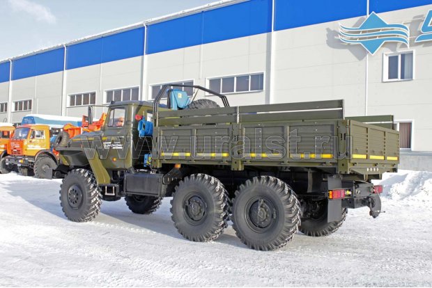 Бортовой с КМУ ИМ-55 Урал 4320