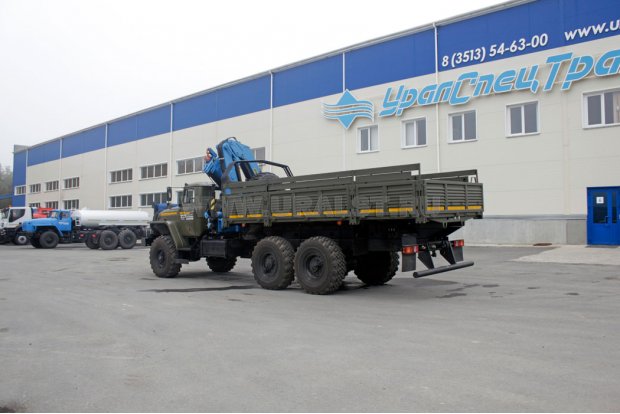 Бортовой с КМУ ИМ-240 Урал 4320