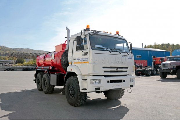 Автотопливозаправщик АТЗ-8 УСТ 5453 Камаз 5350-66(D5) доработка под ДОПОГ