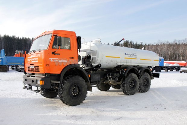 АЦПТ-9,5 нерж/нерж с насосом Камаз 43118