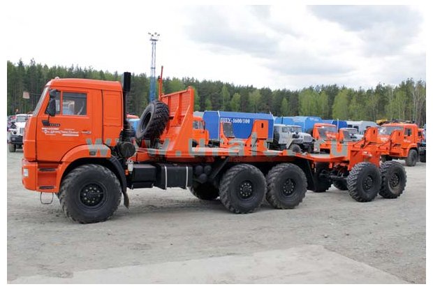 Трубоплетевозный автопоезд