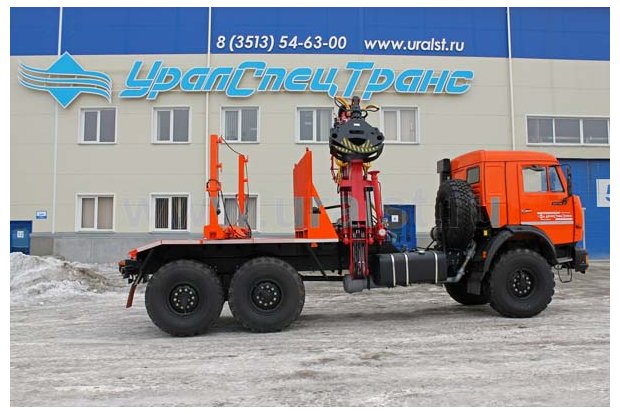 Лесовоз с манипулятором ПЛ 70-01 УСТ 5453 Камаз 43118