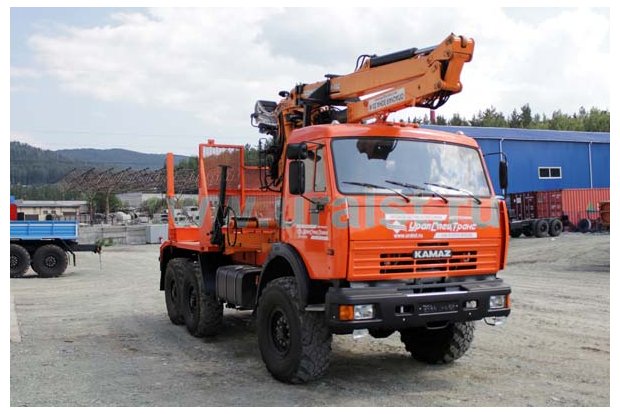Лесовоз с ГМ СФ-65С Камаз 43118-50
