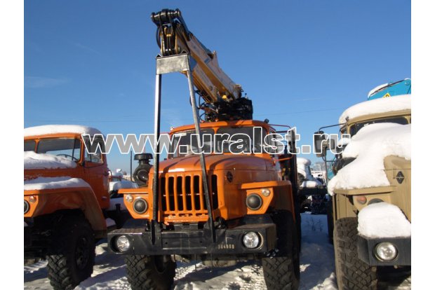 Лесовоз с ГМ ПЛ 70-02 Урал 55571
