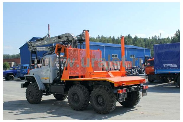 Лесовоз с ГМ СФ-85С Урал 55571-40