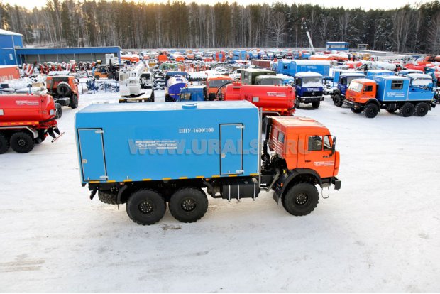 ППУА 1600/100 Камаз 43118-10 спальное место