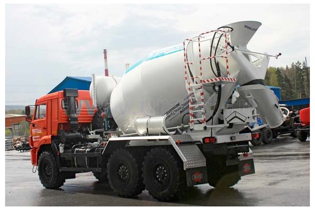 Автобетоносмеситель АБС 6АП Камаз 44108