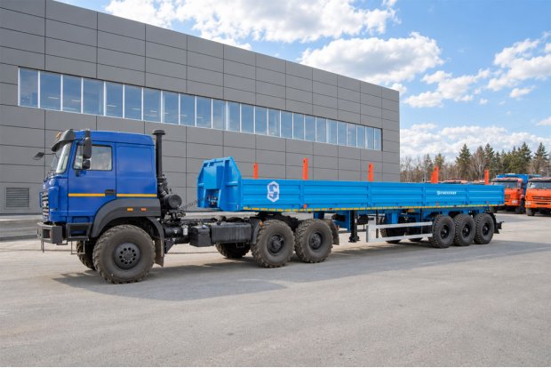 Полуприцеп бортовой ППБ 40-31-12К УСТ 9465 ССУ 1500 шины 14R20