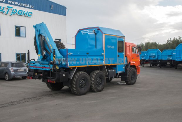 Камаз ГПА 43118-46 с краном-манипулятором ИМ-95