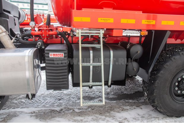 Автоцистерна вакуумная для нефтепродуктов АКН-11-ОД КО УСТ 5453 Камаз 43118-50, доработка под ДОПОГ