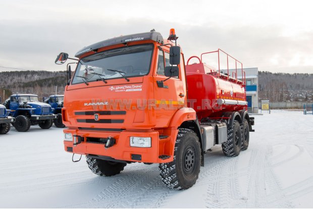 Автоцистерна для нефти АЦН-9 УСТ 5453 Камаз 43118-50, доработка под ДОПОГ