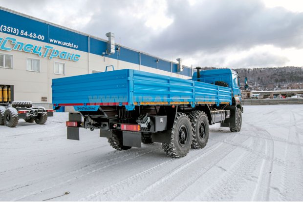 Бортовой Урал М УСТ 5453 4320-82Е5 тент, сп.м