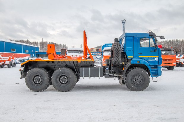 Трубоплетевозный тягач ТПВ УСТ 5453TB Камаз 43118 (Cummins) сп.м.