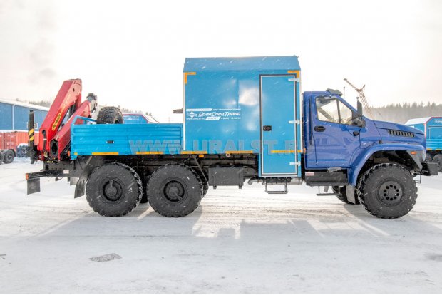 Автофургон АРОК с КМУ ИМ-150N УСТ 5453 Урал 4320-74Е5Г38 NEXT