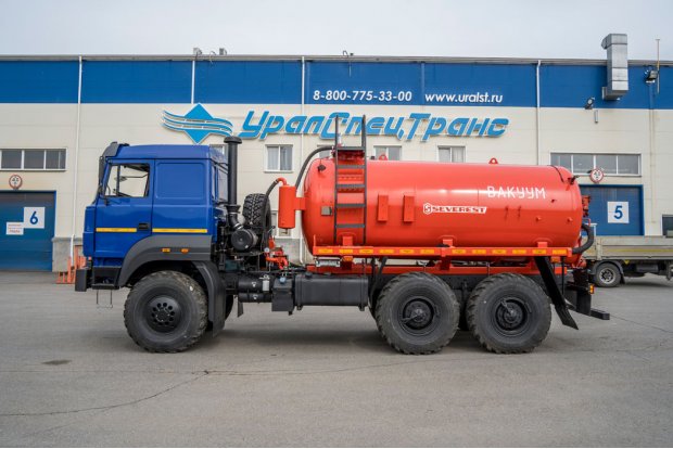 Вакуумная машина МВ-10 КО УСТ 5453 Урал 5557-4551-80 сп.м.