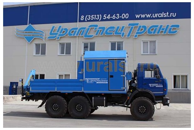 Автофургон Камаз с КМУ