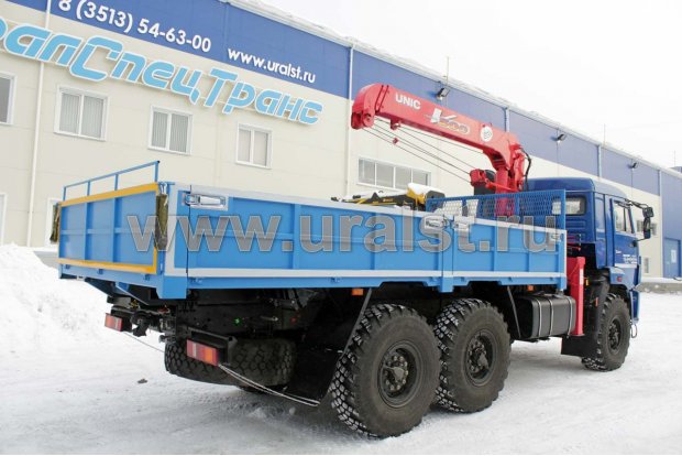 Бортовой Камаз с КМУ UNIC-503