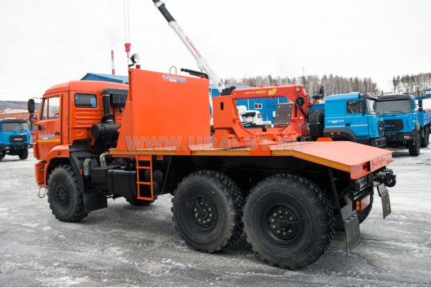 Трубовоз на шасси Камаз 43118-46