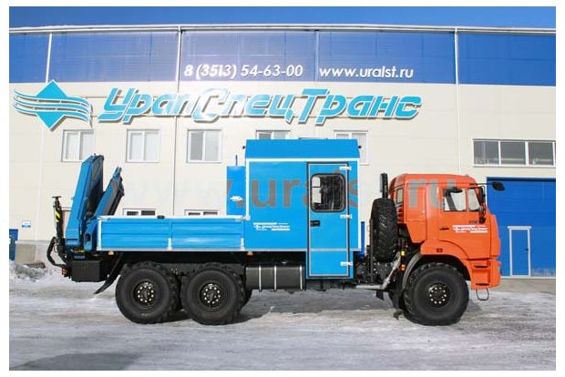ГПА с КМУ ИМ-150N-04 УСТ 5453 Камаз 43118