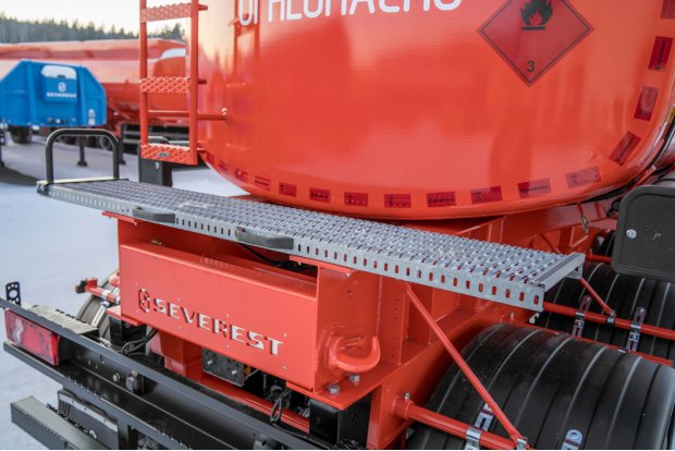 Задняя площадка обслуживания цистерны