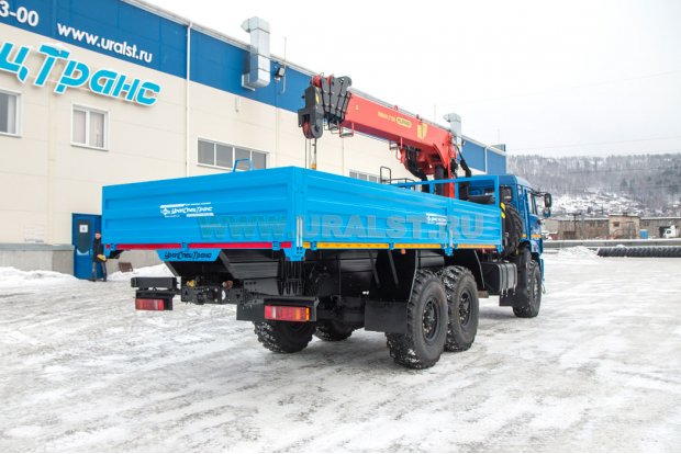 Бортовой с КМУ ИТ-150 (тросовый) УСТ 5453 Камаз 43118