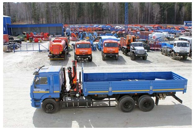 Бортовой с КМУ PK-15500А УСТ 5453 Камаз 65117