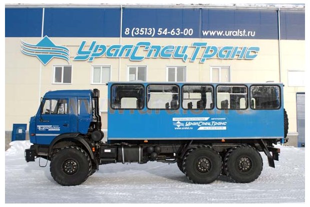 Автобус вахтовый 22+2 сп.м лебедка УСТ 5453 Камаз 5350-66(D5)
