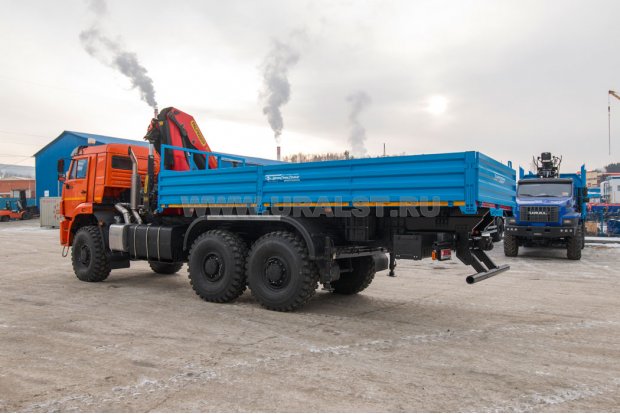 Бортовой с КМУ Palfinger PK-30002-K (Палфингер) УСТ 5453 Камаз 65224-53