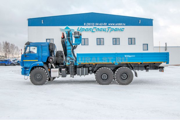 Бортовой с КМУ ИМ-240 УСТ 5453 Камаз 43118, сп. м верхнее управление