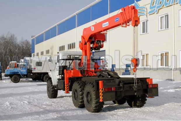 Седельный тягач с КМУ KS-1256G-II УСТ 5453 Урал 4320-1951-60