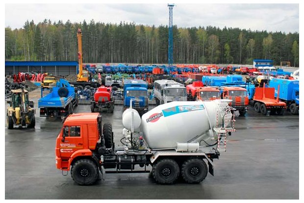Автобетоносмеситель АБС 6АП Камаз 44108