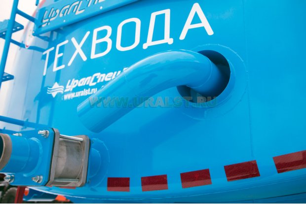Обогрев сливного/заливного узла выхлопными газами