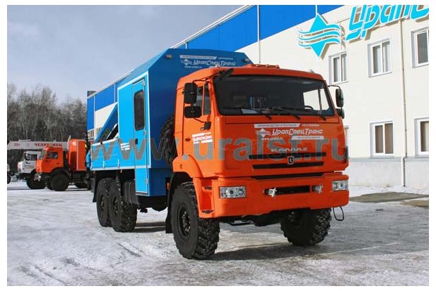 Автофургон Камаз с КМУ
