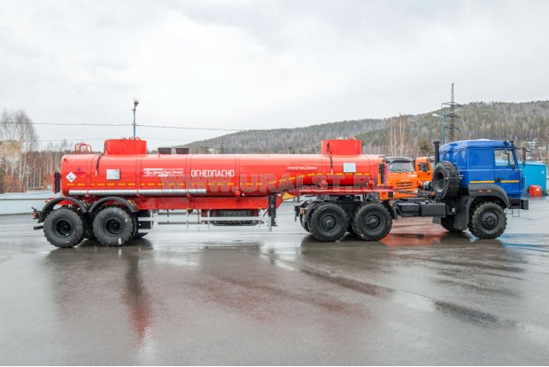 Полуприцеп цистерна ППЦ 26-24-2 УСТ 9465 рамная