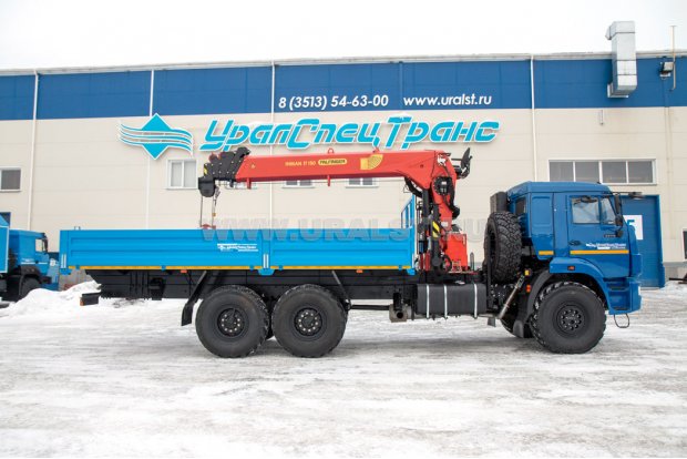 Бортовой с КМУ ИТ-150 (тросовый) УСТ 5453 Камаз 43118