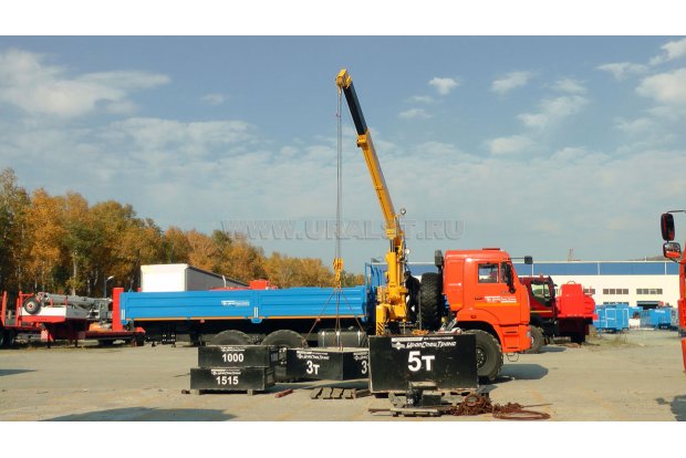 Автомобиль бортовой Камаз 43118-46 с КМУ SOOSAN SCS 513