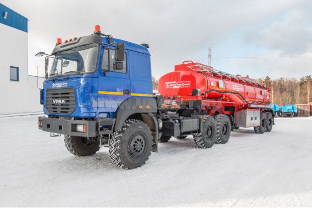 Полуприцеп цистерна ППЦ 22-21-2НУ УСТ 9465 рамная, насос, УВТ
