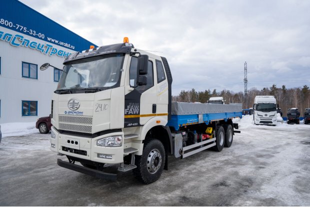 Бортовой автомобиль, УСТ 5453 FAW 3250 (6х4), ДОПОГ, полог, КБ 4800