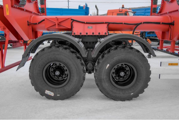 Оси полуприцепа