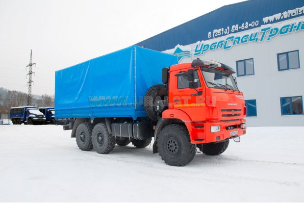 Бортовой автомобиль УСТ 54531J Камаз 43118-3027-50, тент доп.опция