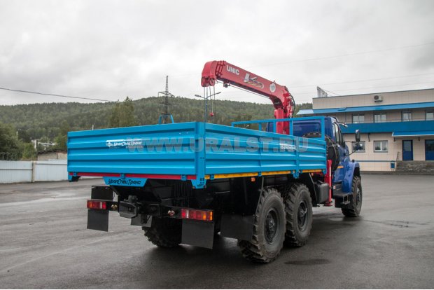 Бортовой с КМУ UNIC UR-V504 УСТ 5453 Урал NEXT 4320-72Е5Г38