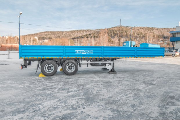 Полуприцеп бортовой ППБ 20Б-21-10 УСТ 9465 385/65 R22,5 высота ССУ 1170 мм
