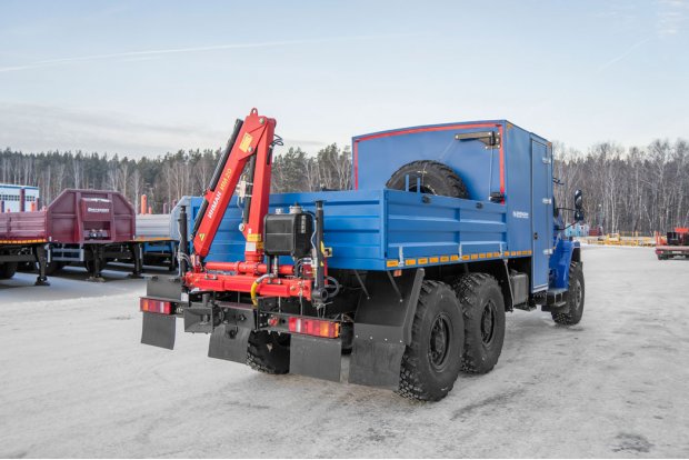 ГПА 6+2 откр. с КМУ ИМ-25 УСТ 5453 Урал NEXT 4320-6951-74 базовая