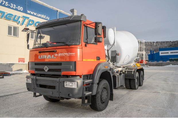 Автобетоносмеситель АБС 9АП на шасси Урал С35510-U401630