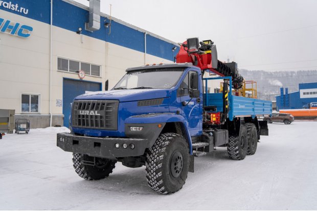 Бортовой с ИТ-200 (тросовый,люлька, бур) Урал NEXT 4320-74 