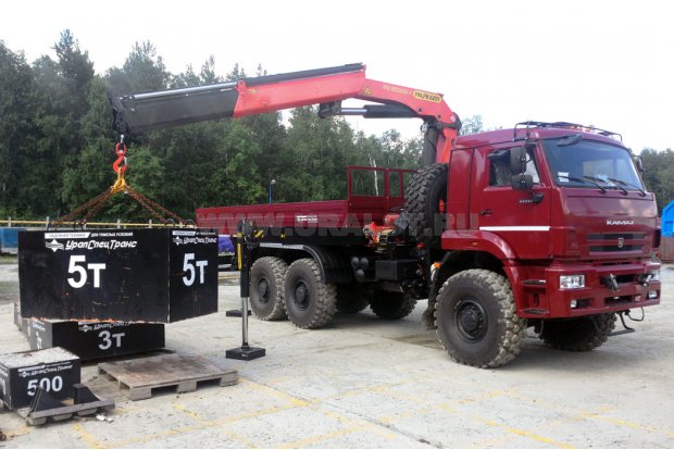 Автомобиль Бортовой с КМУ PK-30002-K УСТ 5453 Камаз 65224-53 