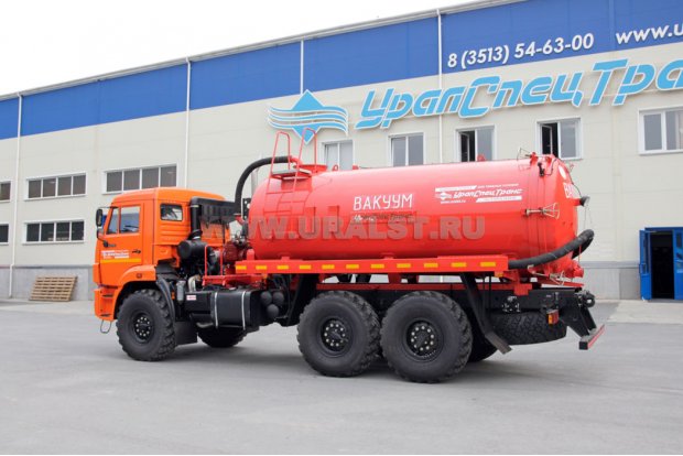 Автоцистерна вакуумная МВ-11-ОД PNR с открывающимся днищем